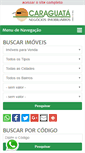 Mobile Screenshot of caraguataimoveis.com.br